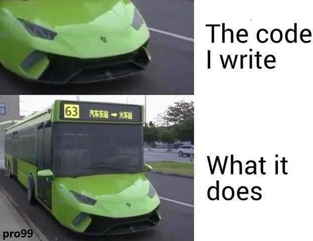 Bus with a front of Lamborghini